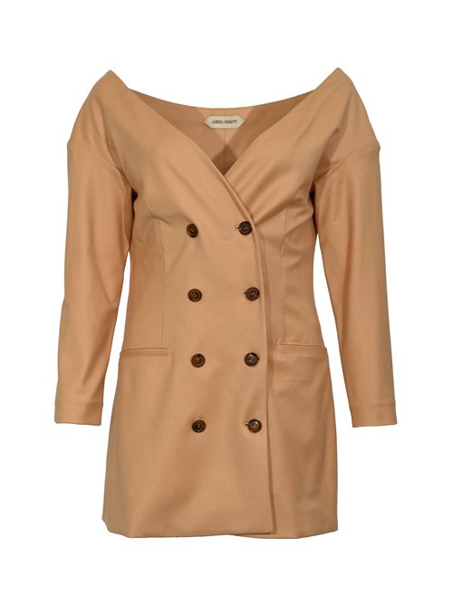 Giacca doppiopetto in lana stretch ALBERTA FERRETTI | A0510 66410086